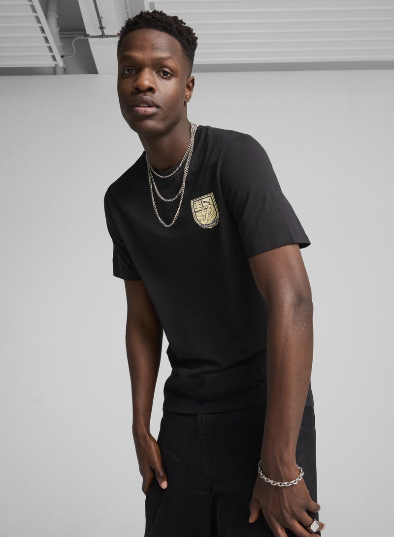 PUMA SPORTS LEGACY Graphic Mens Black T-Shirt - Image 1